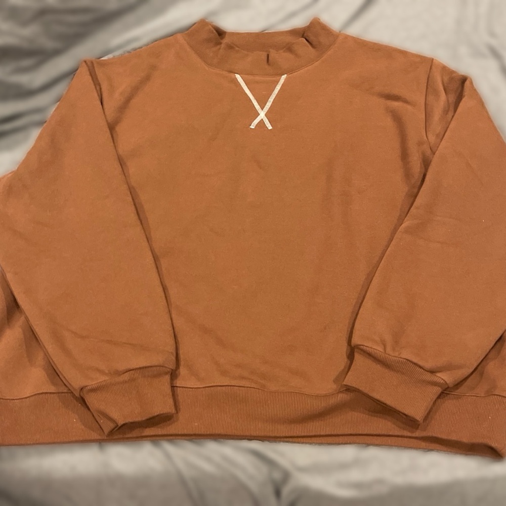 New Parke Fleece Classic Brown Mockneck